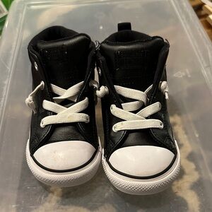 Converse Kids Black and White Sneakers